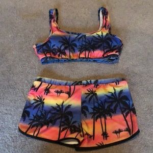 Sunset Two Piece Swimsuit
